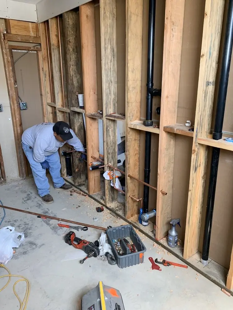 Commercial rough-in plumbing for Gas Line Repair in Alhambra
